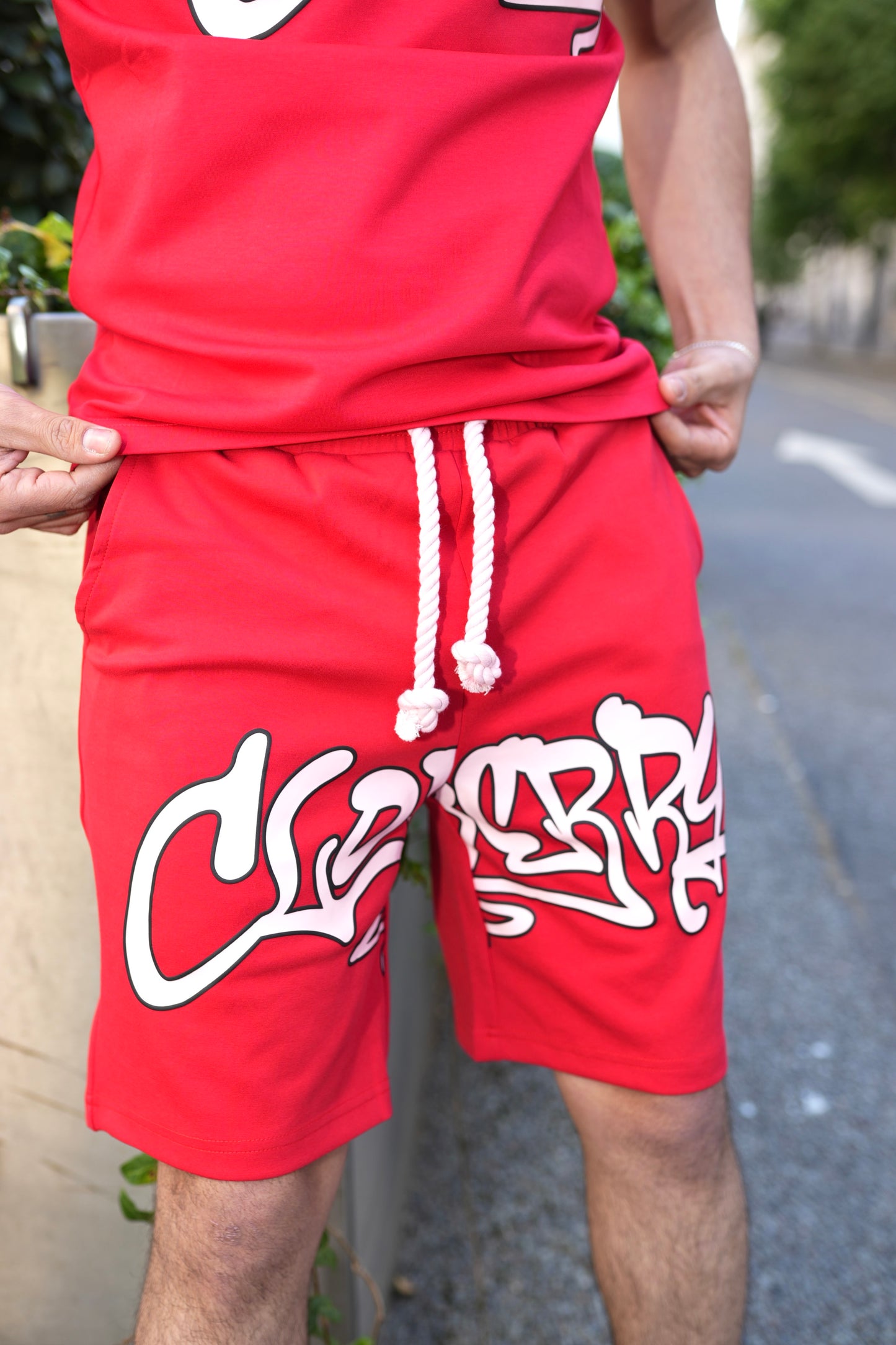 Cherry Red Short Set