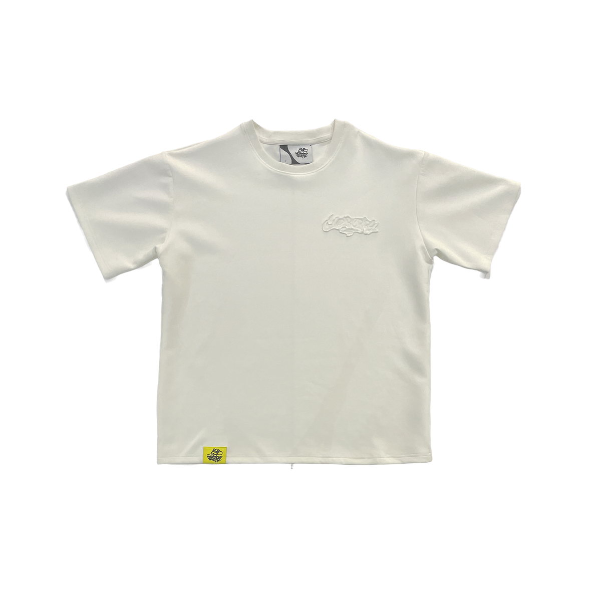 Distressed Essential Tee (White)