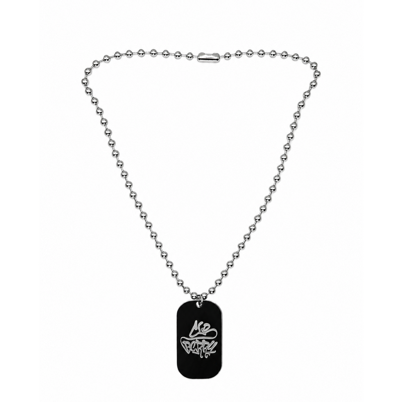 dog tag chain (silver)