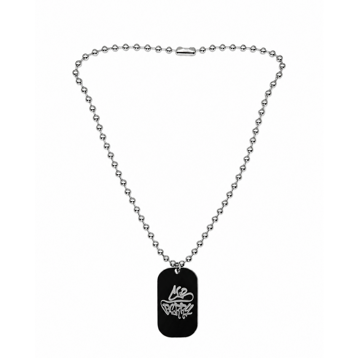 dog tag chain (silver)