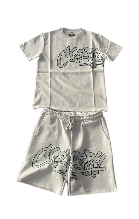 North Blue Short Set