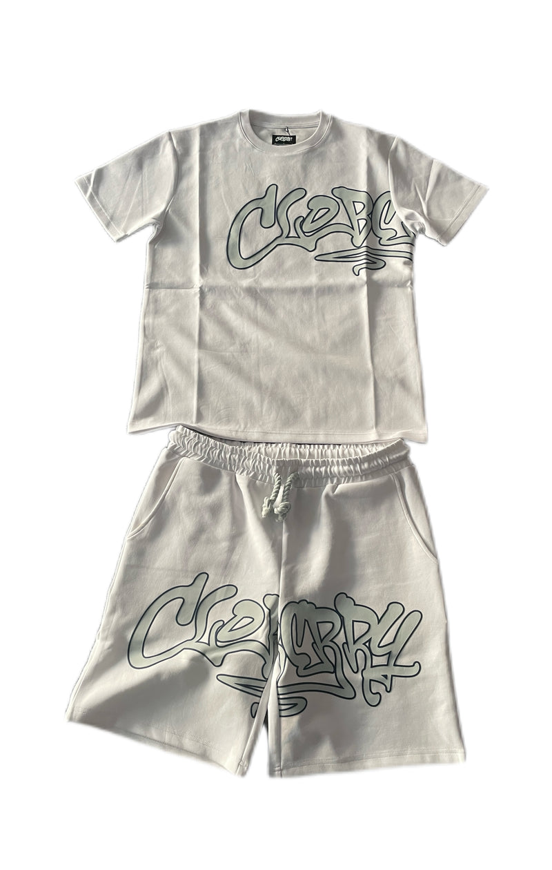 North Blue Short Set