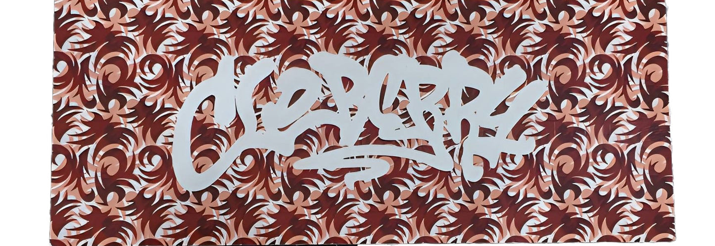 Cloberry Box Red Camo Sticker