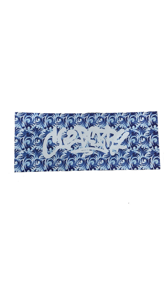 Cloberry Box Blue Camo Sticker