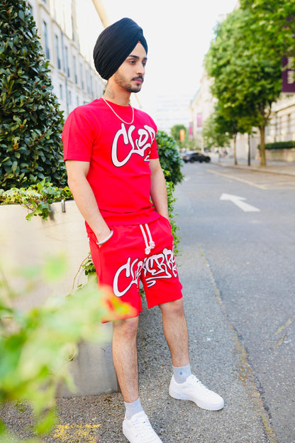 Cherry Red Short Set
