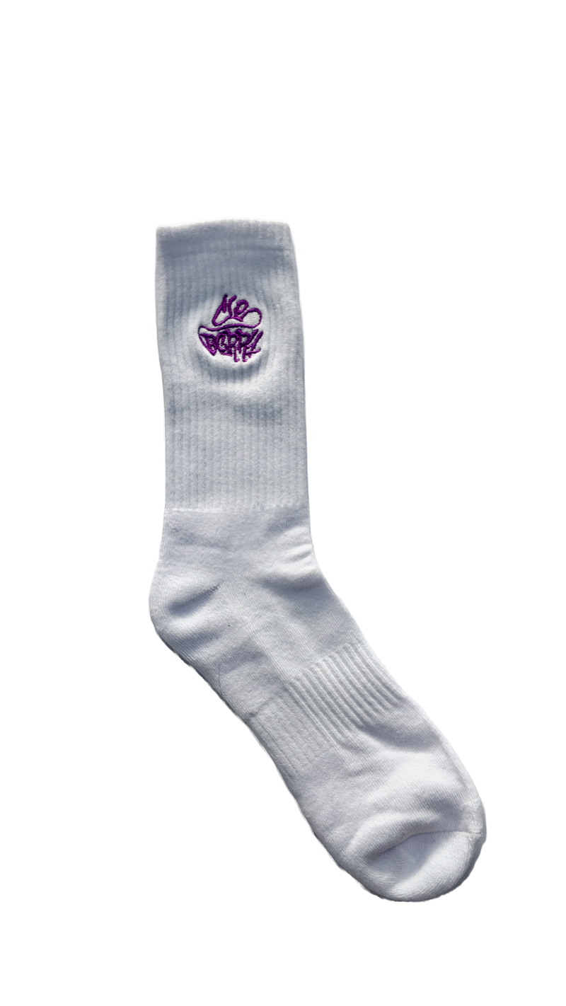 Purple Cloberry Socks