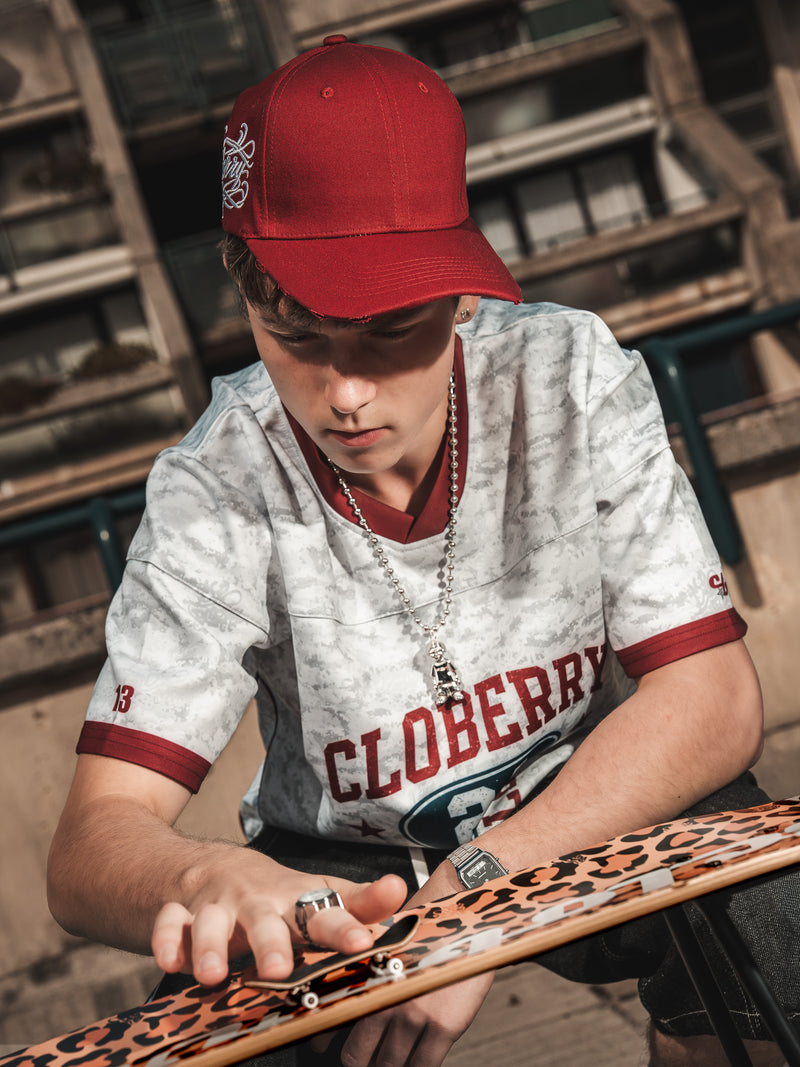CALIGRAPHY CAP - WINE RED