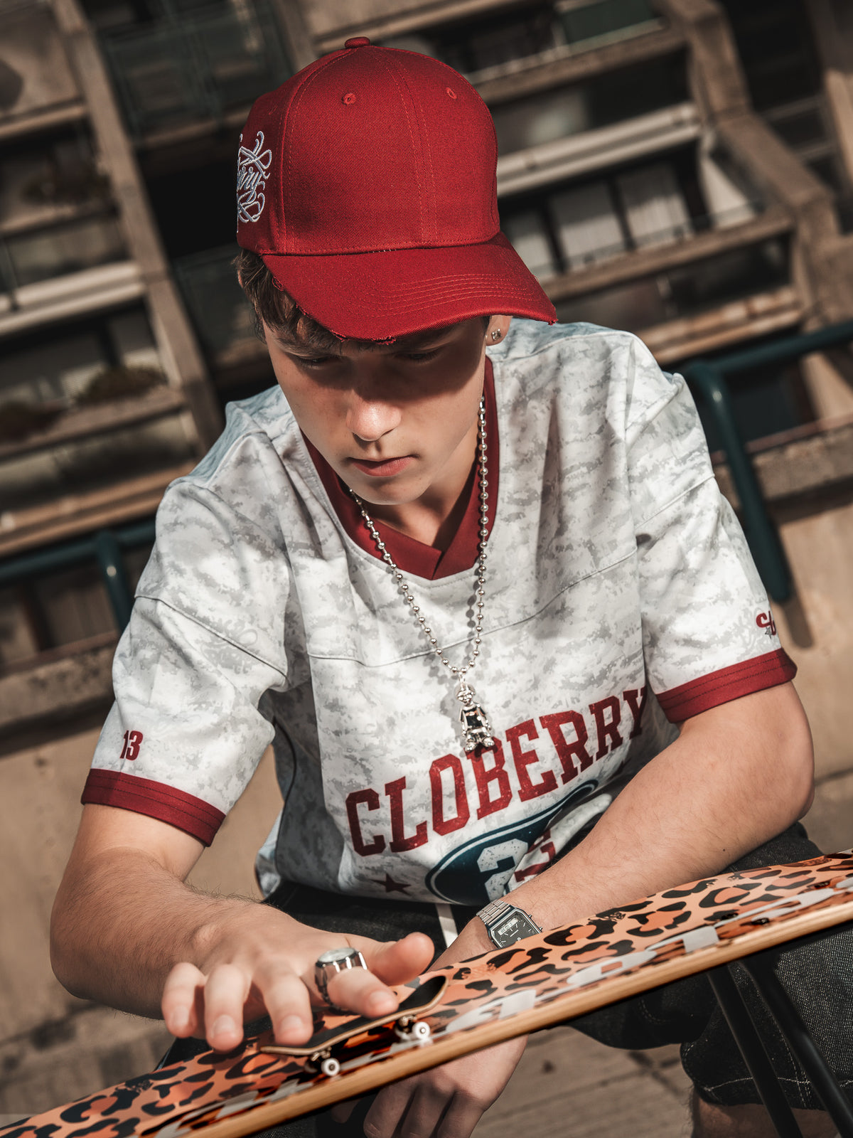 CALIGRAPHY CAP - WINE RED