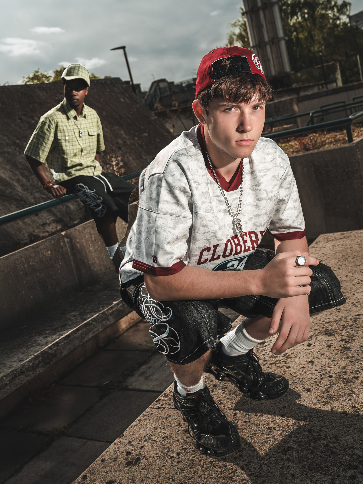 digi camo jersey (white/red)
