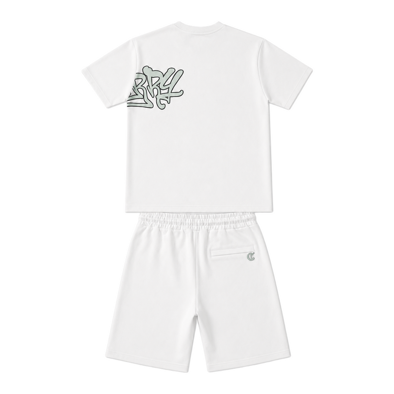North Blue Short Set