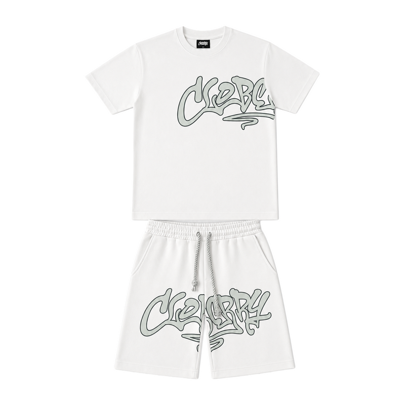 North Blue Short Set