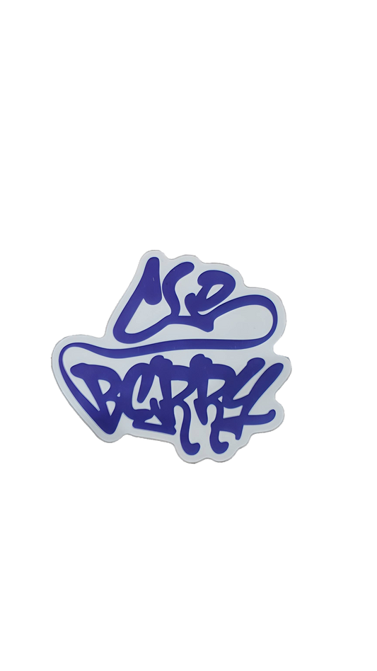 Cloberry Blue Sticker