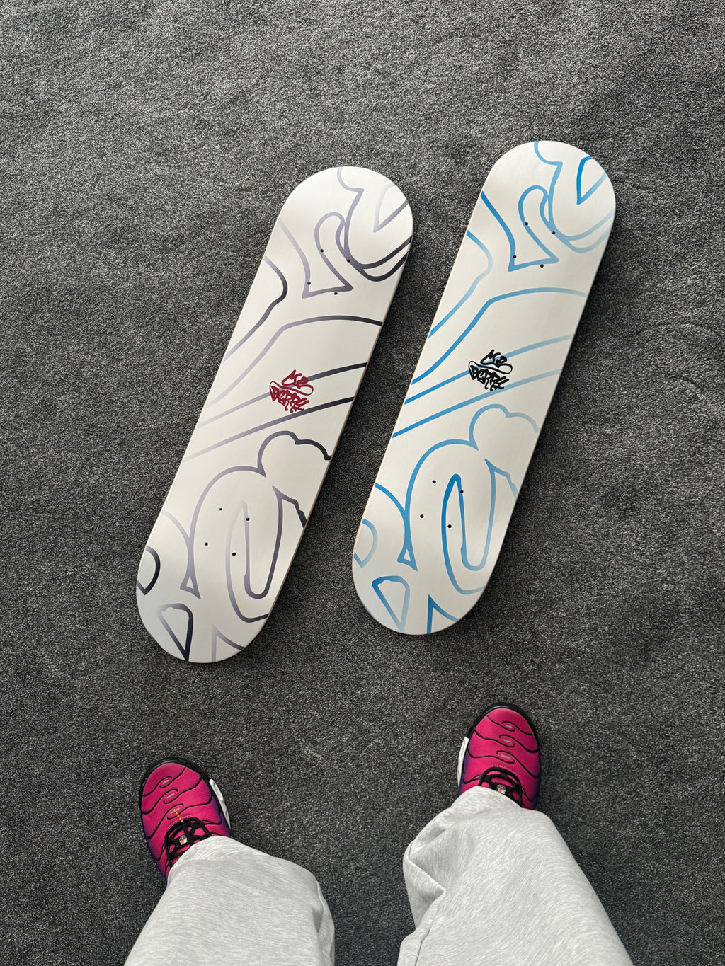 Grey Drift Line Deckboard