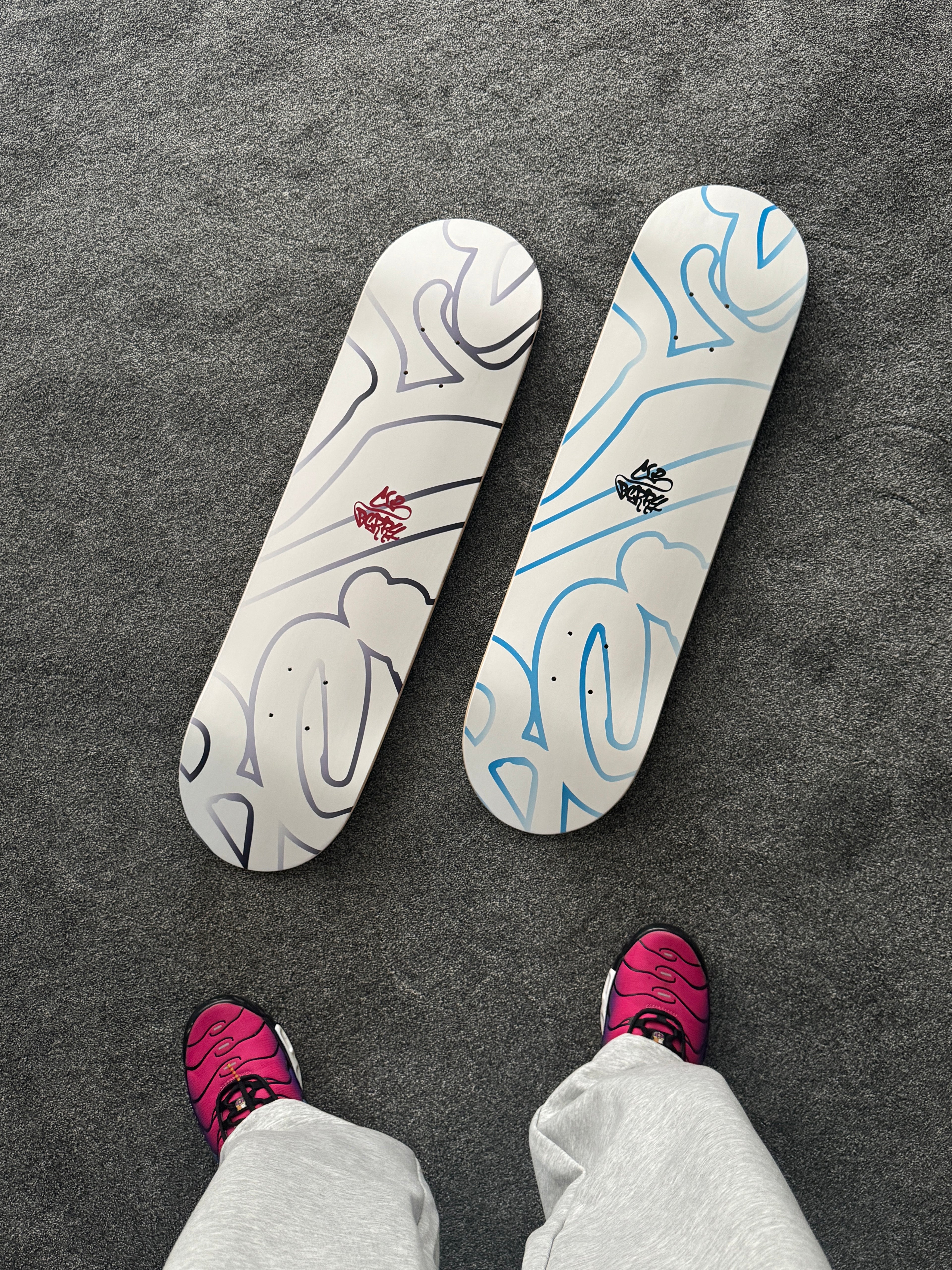 Blue Drift Line Deckboard