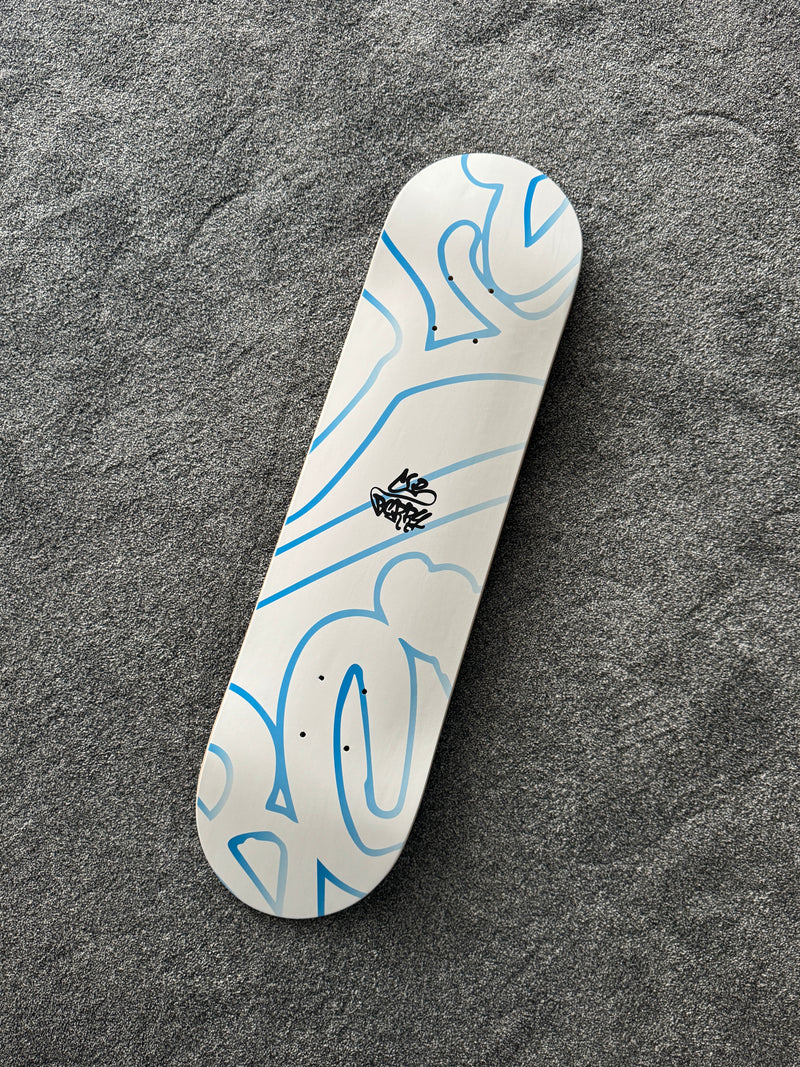Blue Drift Line Deckboard