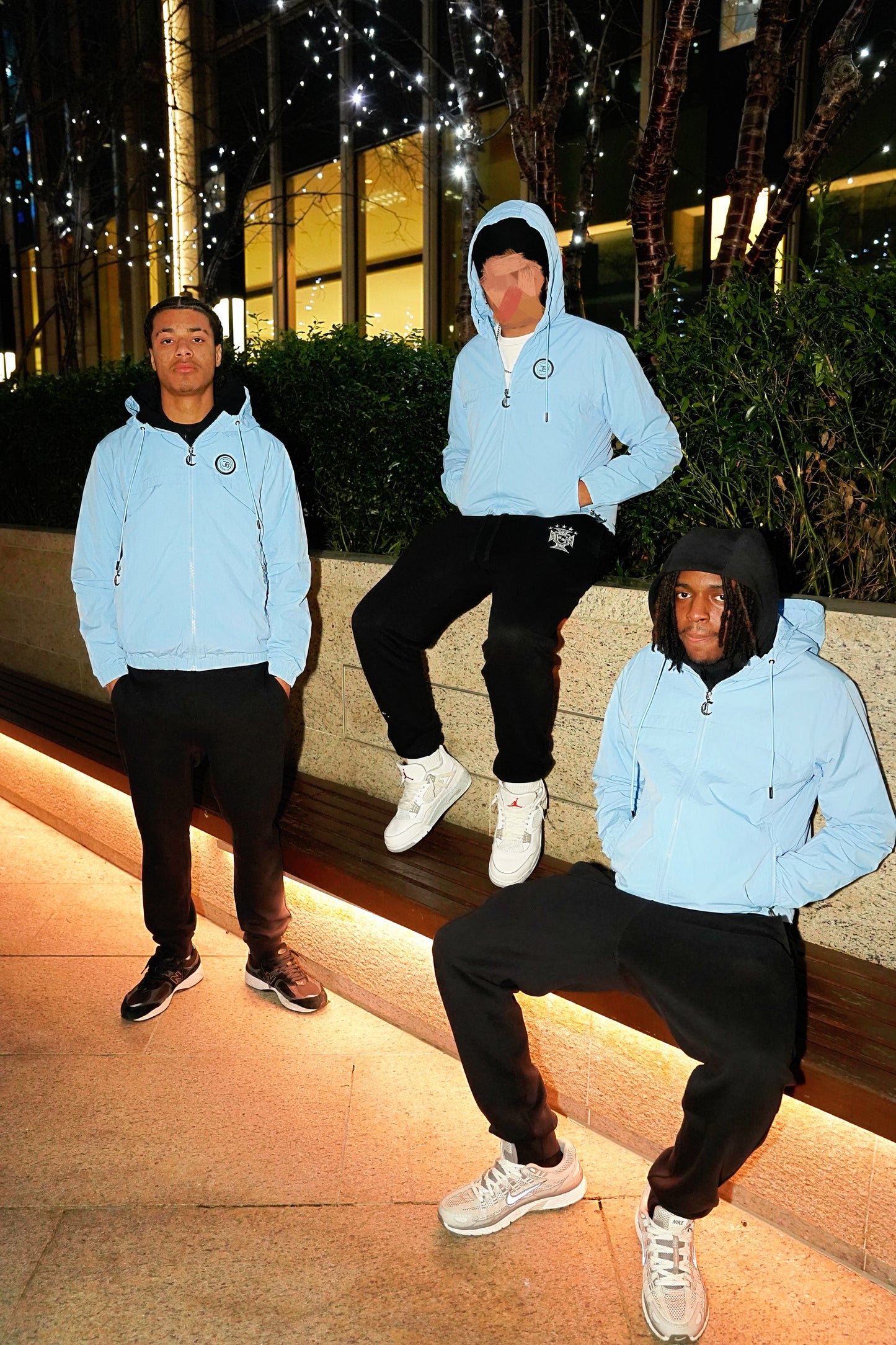 baby blue windbreaker
