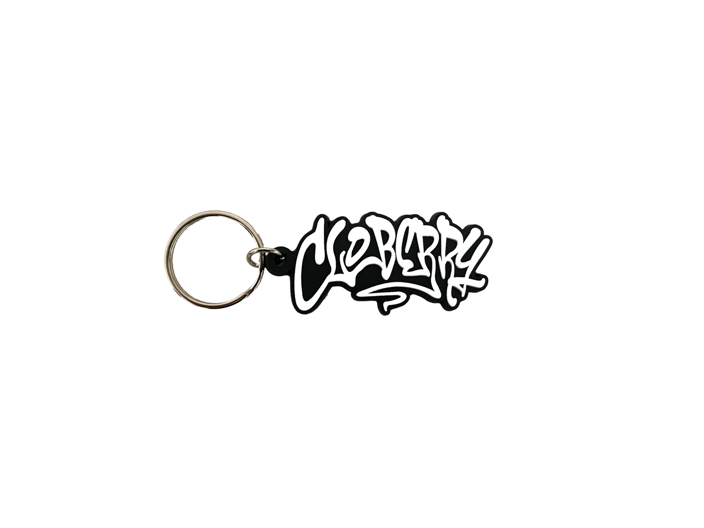 BLACK N WHITE KEYCHAIN