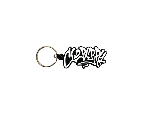 BLACK N WHITE KEYCHAIN