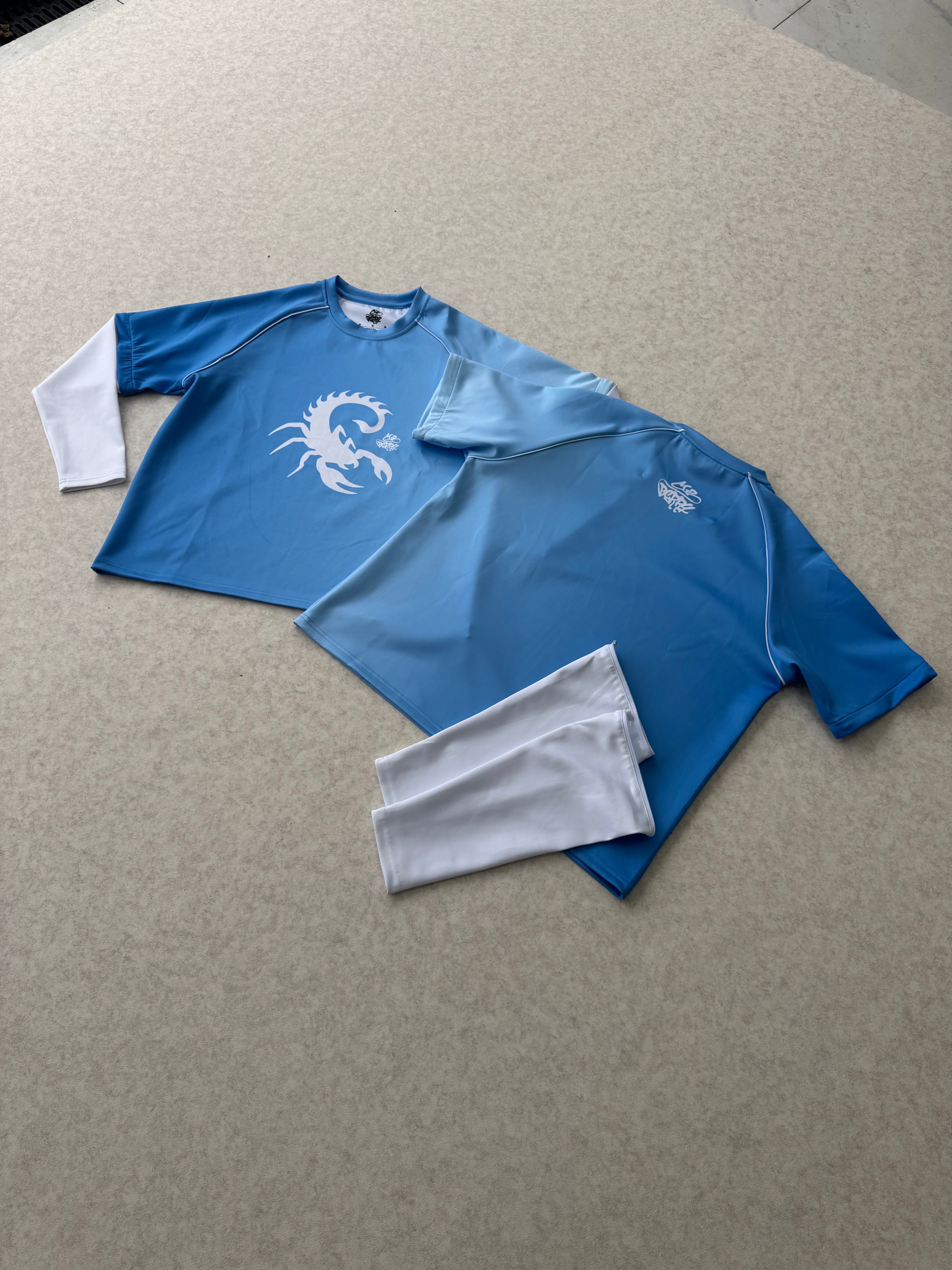 Convertible Longsleeve - Blue