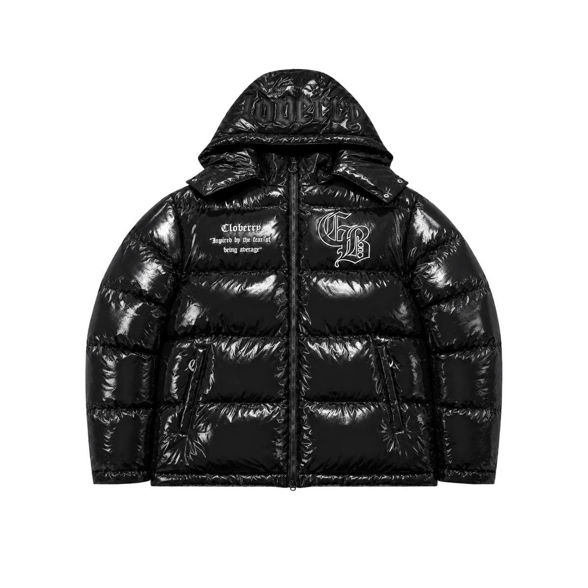 Shiny Noir Puffer (3 in 1)