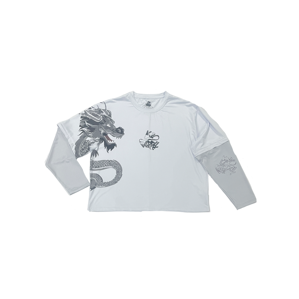 Convertible Longsleeve - Grey Dragon