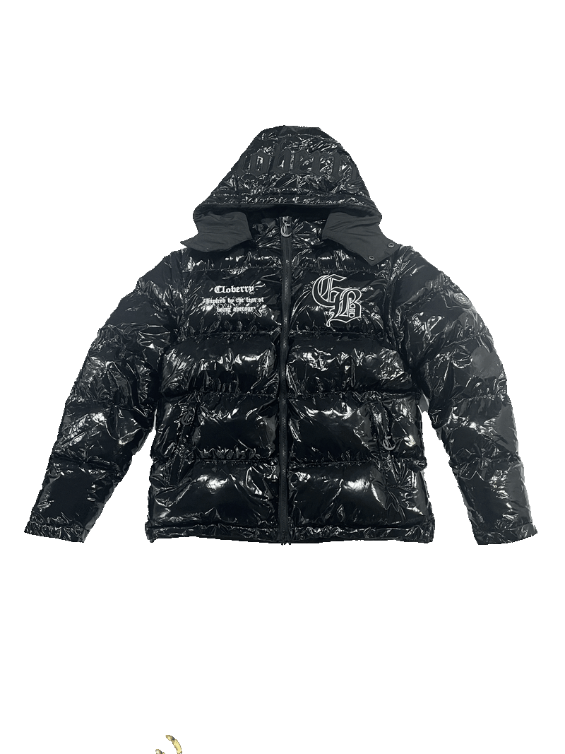 Shiny Noir Puffer (3 in 1)