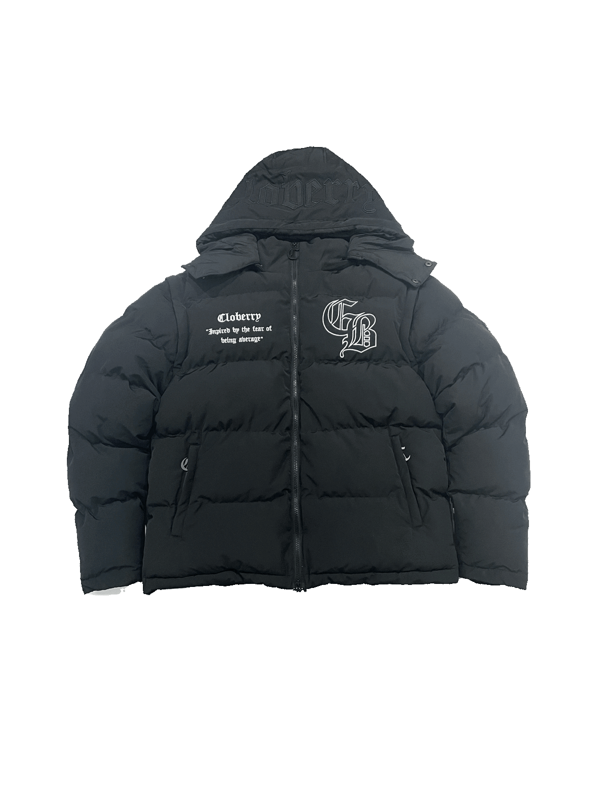 matter Puffer in Noir