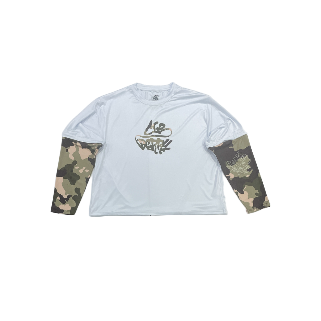 Convertible Longsleeve - Green Camo